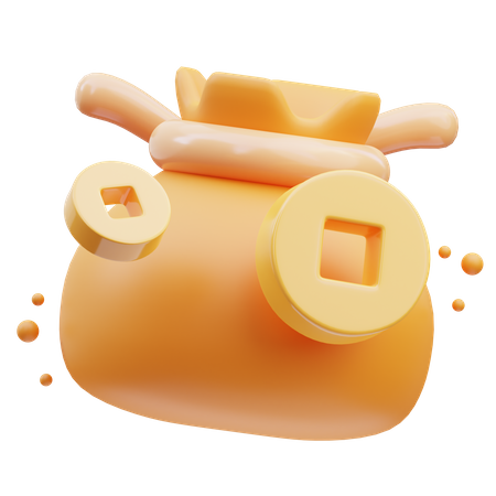Bolsa de dinheiro  3D Icon