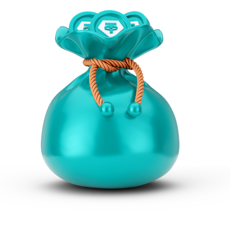 Bolsa de dinheiro  3D Icon