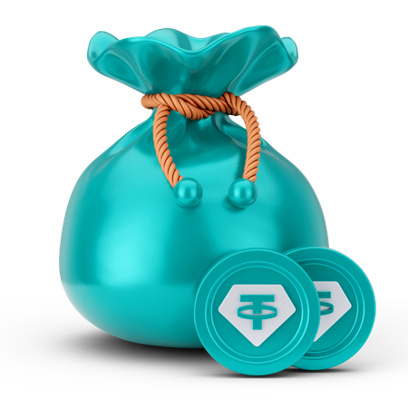 Bolsa de dinheiro  3D Icon