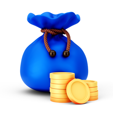 Bolsa de dinheiro  3D Icon