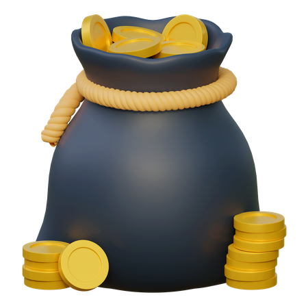 Bolsa de dinheiro  3D Icon