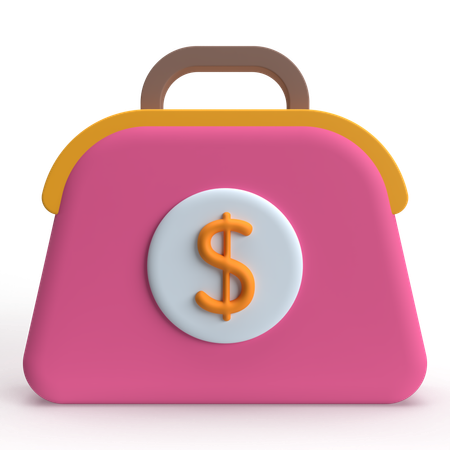 Bolsa de dinheiro  3D Icon