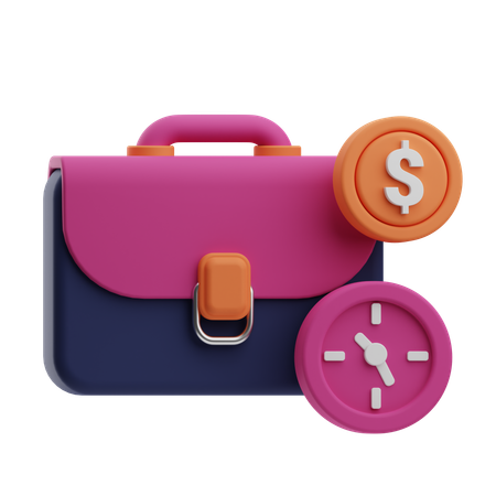 Bolsa de escritório  3D Icon