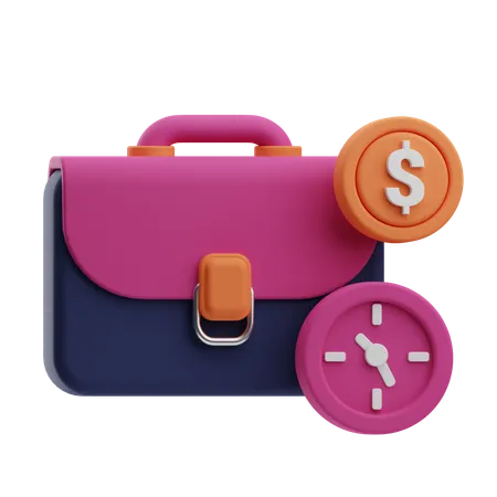 Bolsa de escritório  3D Icon