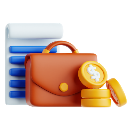 Bolsa de escritório  3D Icon