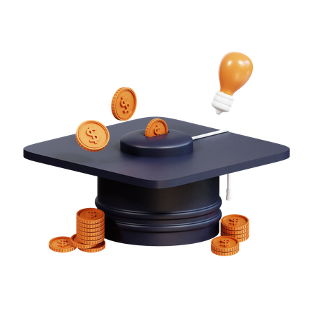 Bolsa de estudos  3D Icon
