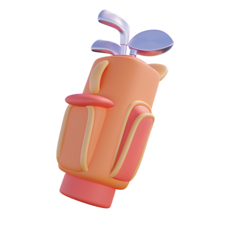 Bolsa de golf  3D Icon