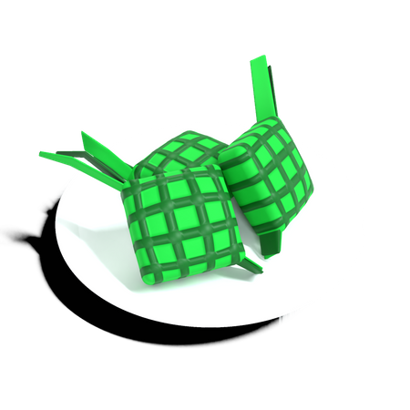 Bolsa de hoja de palma  3D Icon