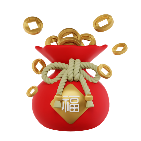 Bolsa de moedas  3D Icon