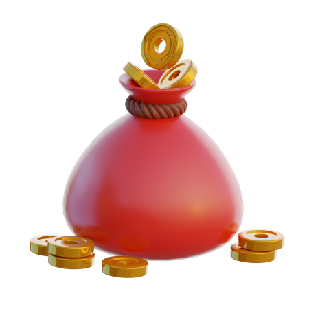 Bolsa de moedas  3D Icon