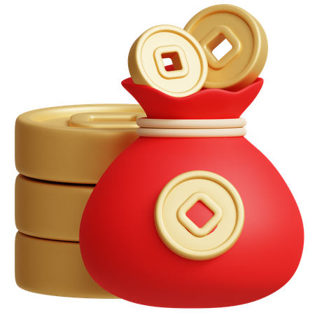 Bolsa de moedas  3D Icon
