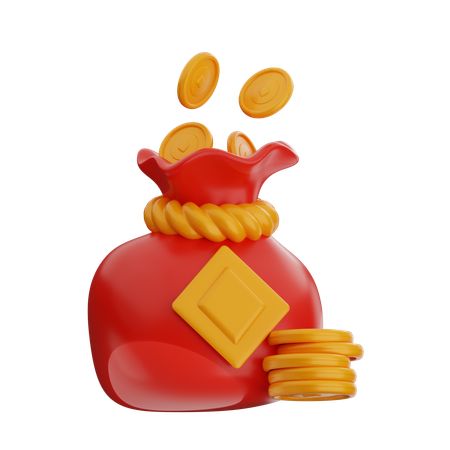 Bolsa de monedas  3D Icon