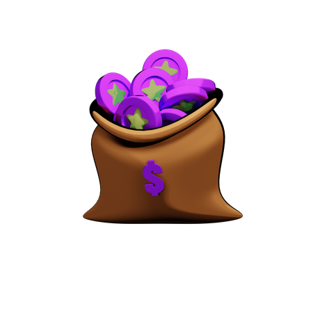 Bolsa de monedas  3D Icon