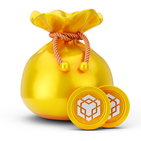 Bolsa de monedas binance  3D Icon