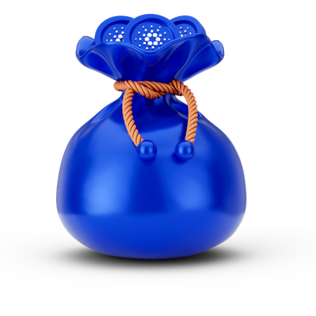 Bolsa de monedas cardano  3D Icon