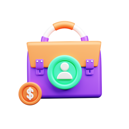 Bolsa de negocios  3D Icon