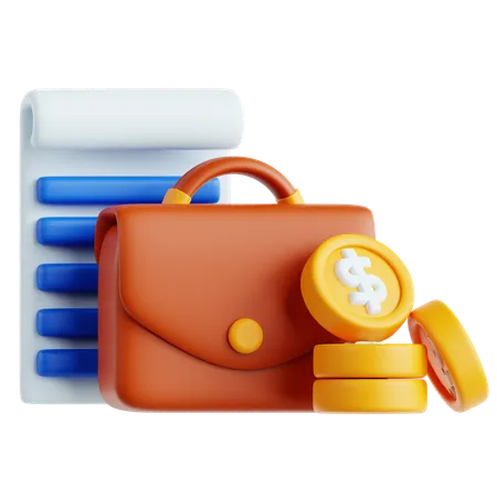 Bolso de oficina  3D Icon