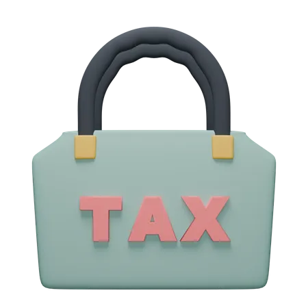 Bolsa de pago de impuestos  3D Icon