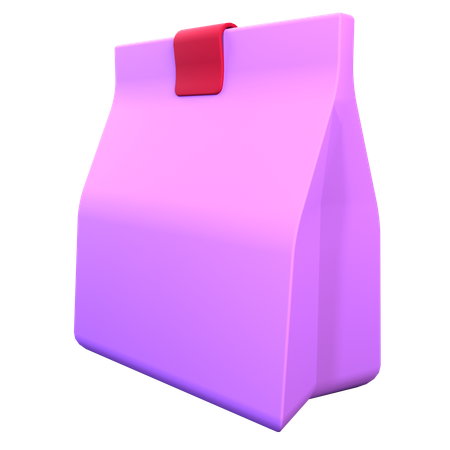 Bolsa de papel  3D Icon