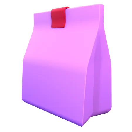 Bolsa de papel  3D Icon