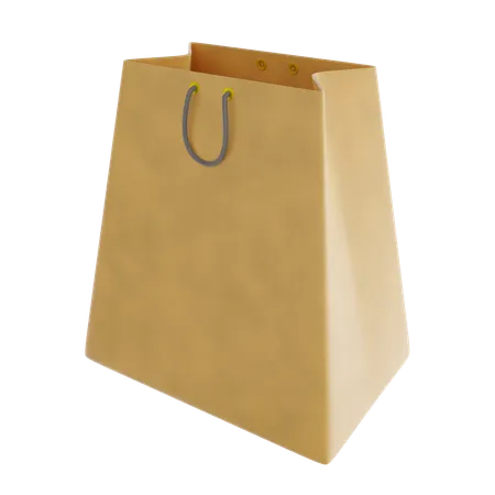 Bolsa de papel  3D Icon