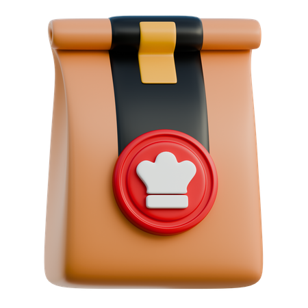 Bolsa de papel  3D Icon