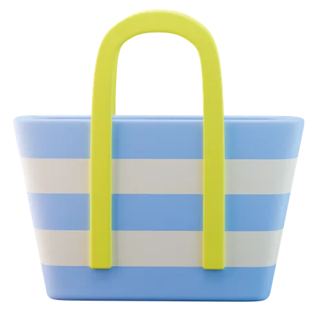 Bolsa de praia  3D Icon