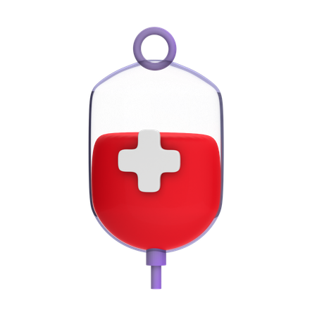 Bolsa de sangre  3D Icon