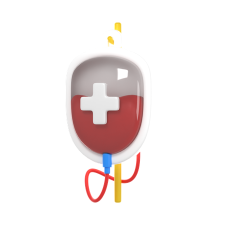 Bolsa de sangre  3D Icon