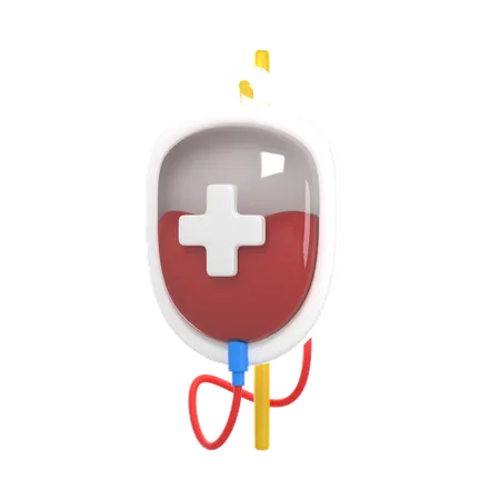 Bolsa de sangre  3D Icon