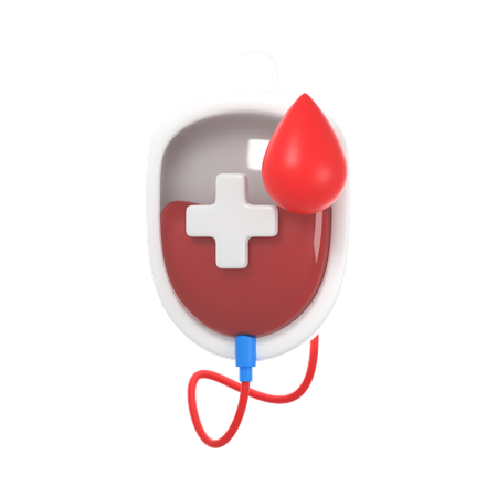 Bolsa de sangre  3D Icon