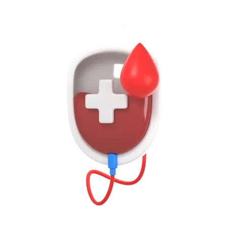 Bolsa de sangre  3D Icon