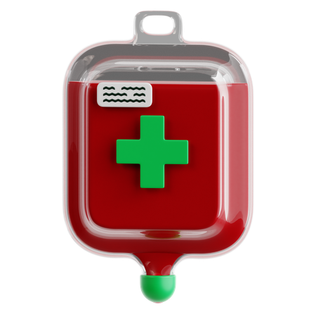 Bolsa de sangre  3D Icon