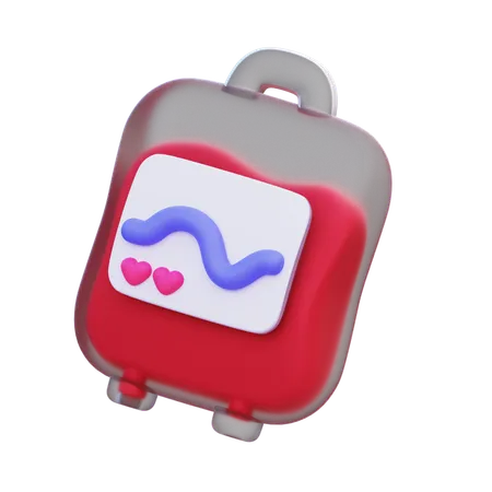 Bolsa de sangre  3D Icon