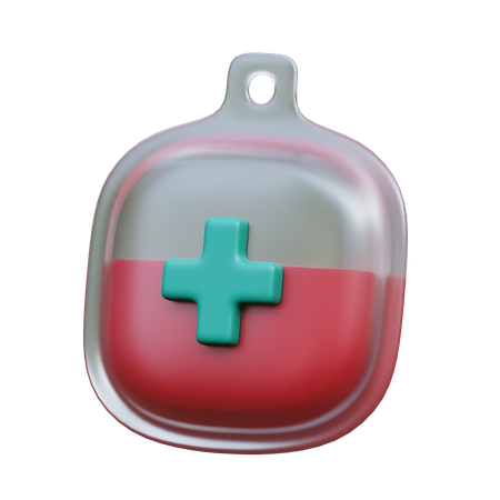 Bolsa de sangre  3D Icon