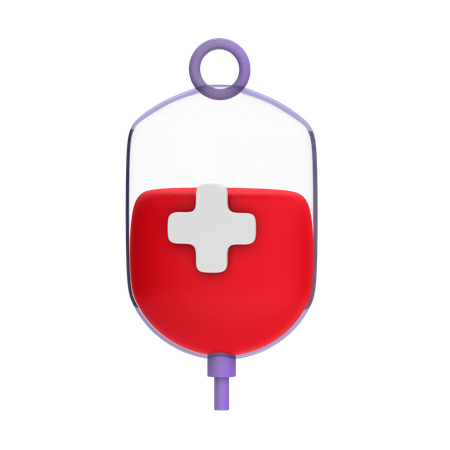 Bolsa de sangue  3D Icon