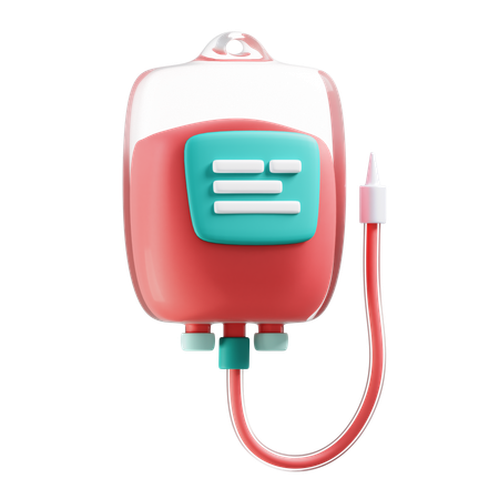 Bolsa de sangue  3D Icon