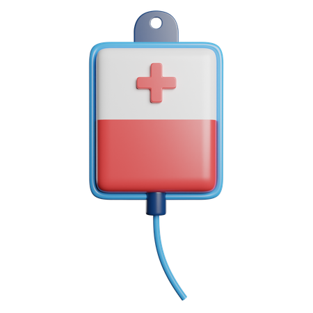 Bolsa de sangue  3D Icon