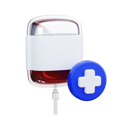 Bolsa de sangue  3D Icon