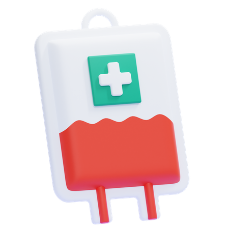 Bolsa de sangue  3D Icon