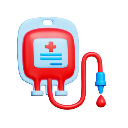 Bolsa de sangue  3D Icon