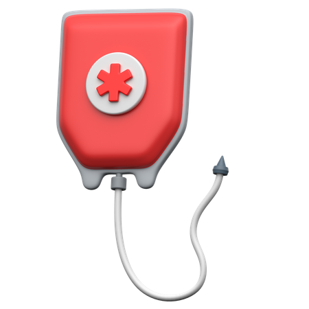 Bolsa de sangue  3D Icon