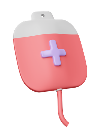 Bolsa de sangue  3D Icon
