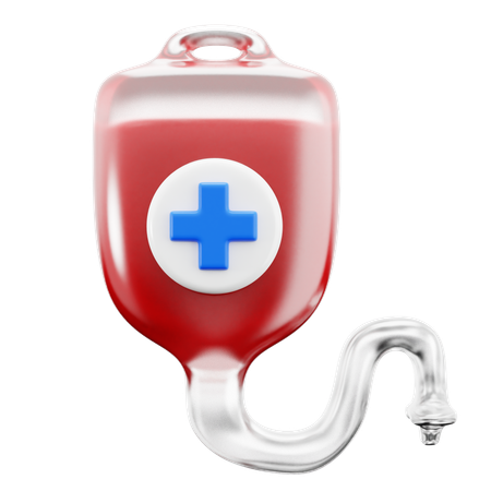 Bolsa de sangue  3D Icon