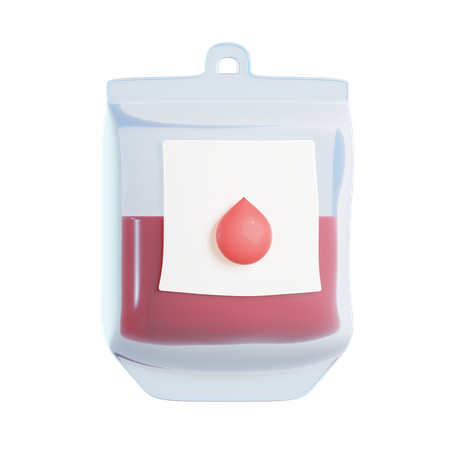 Bolsa de sangue  3D Icon