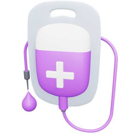 Bolsa de sangue  3D Icon