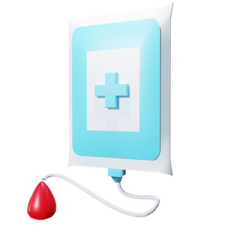 Bolsa de sangue  3D Icon