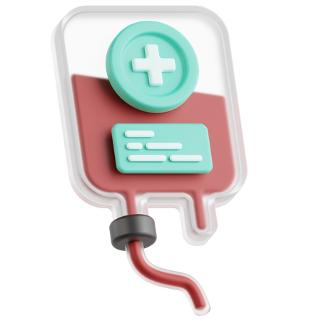 Bolsa de sangue  3D Icon