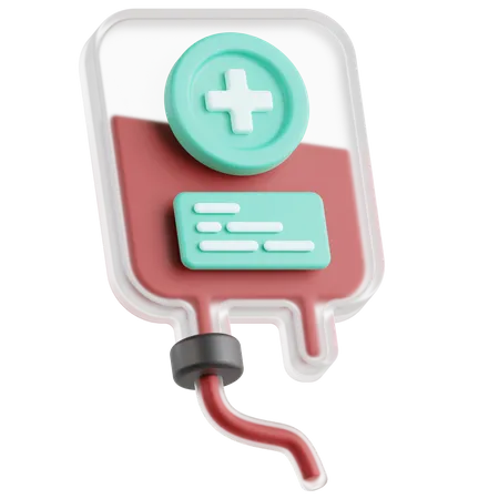 Bolsa de sangue  3D Icon