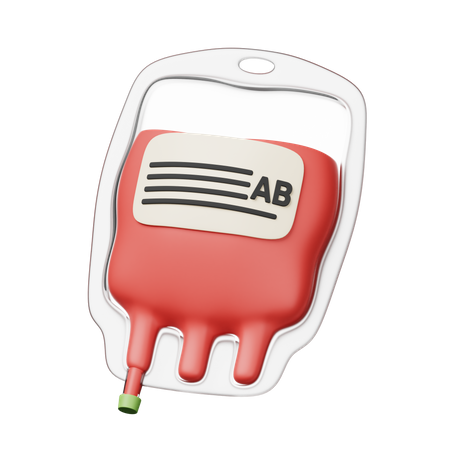 Bolsa de sangue  3D Icon